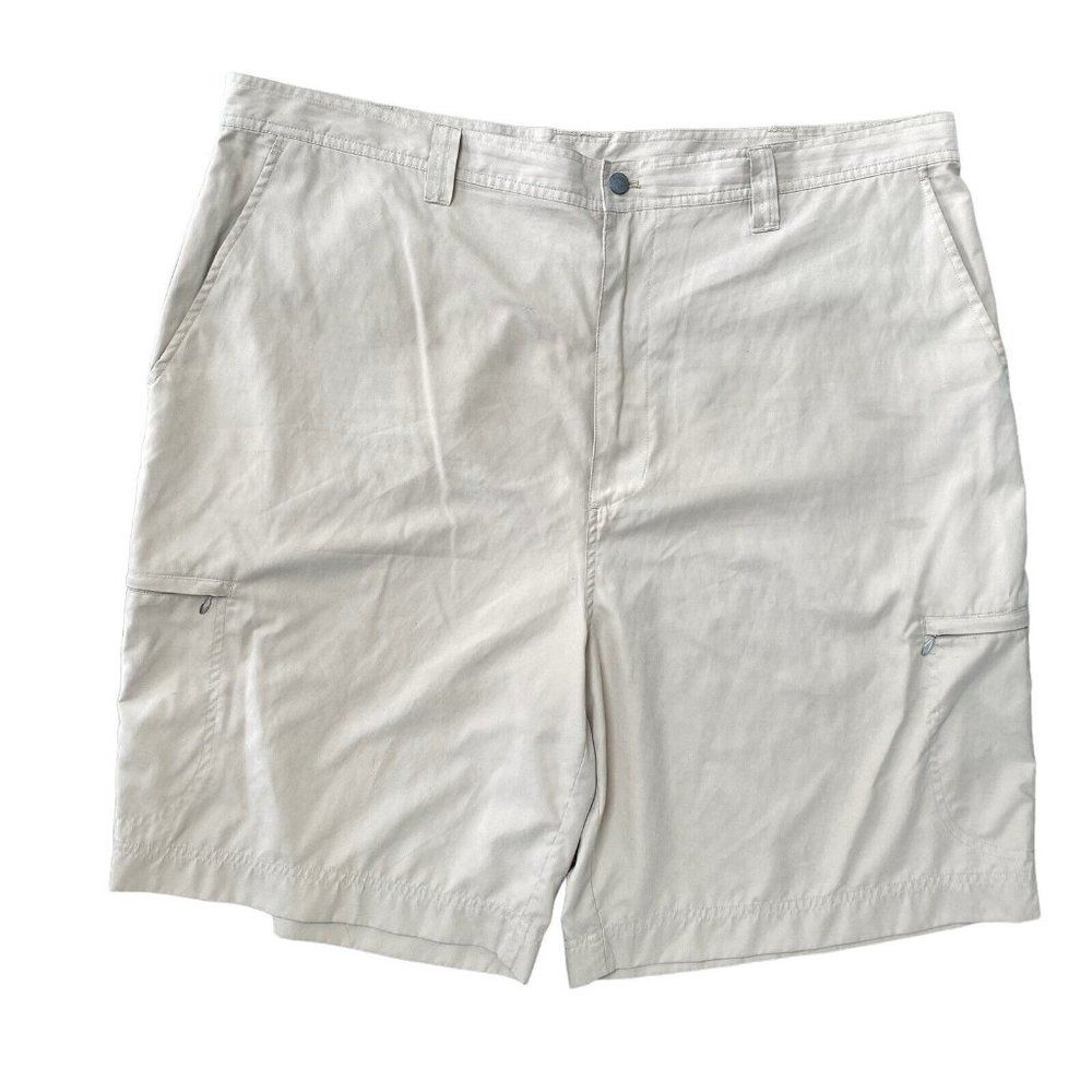 CALLAWAY X Series Golf Shorts Tan Beige Lightweight Zip Pockets Men's 42
